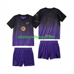 Camisola FC Barcelona Criança Equipamento Segundo 2026-2027 Manga Curta